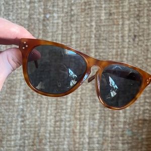 CELINE CL40102F 53V Acetate HAVANA Blue Lenses Sunglasses 59-16-150